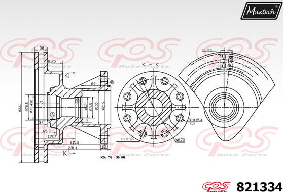 Maxtech 5272006 - Rukavac kotača, Ovjes kotača  www.molydon.hr