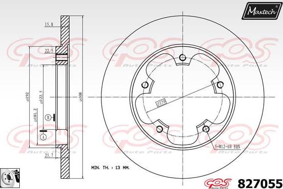 Maxtech 6254003 - kočione čeljusti www.molydon.hr