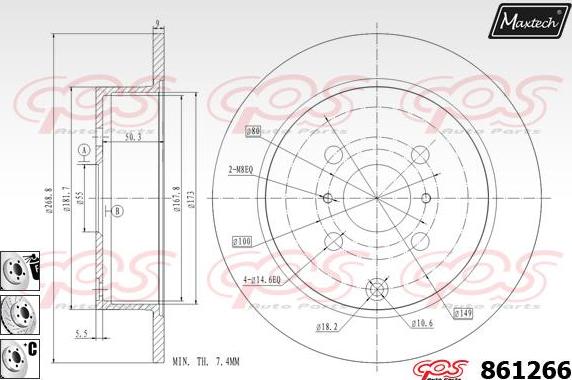 Maxtech 6255003 - kočione čeljusti www.molydon.hr