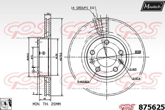 Maxtech 6256004 - kočione čeljusti www.molydon.hr