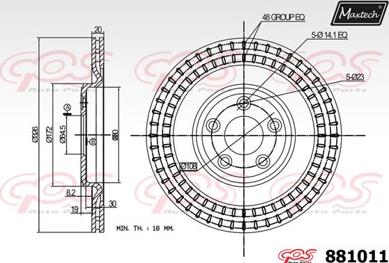 Maxtech 6256000 - kočione čeljusti www.molydon.hr