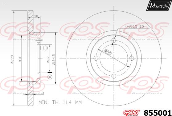 Maxtech 6263502 - kočione čeljusti www.molydon.hr