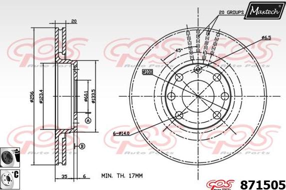 Maxtech 6262003 - kočione čeljusti www.molydon.hr