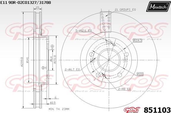 Maxtech 6282200 - kočione čeljusti www.molydon.hr