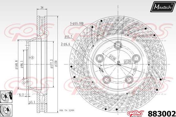 Maxtech 6275601 - kočione čeljusti www.molydon.hr