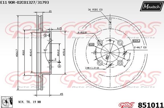 Maxtech 6271018 - kočione čeljusti www.molydon.hr