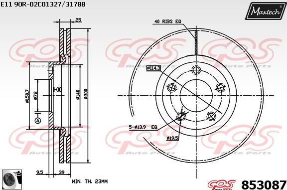 Maxtech 6271021 - kočione čeljusti www.molydon.hr