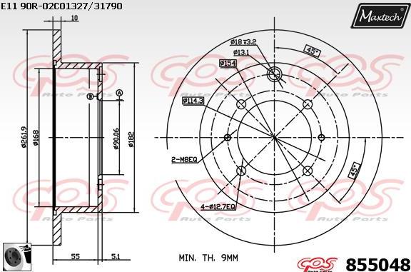 Maxtech 6278500 - Kočione čeljusti www.molydon.hr