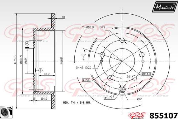 Maxtech 6273506 - kočione čeljusti www.molydon.hr