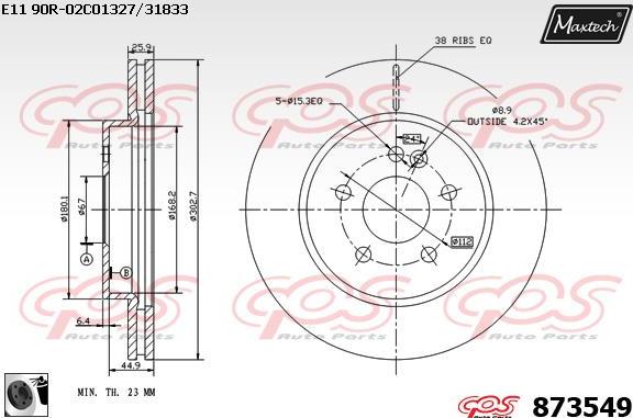 Maxtech 6272500 - Kočione čeljusti www.molydon.hr