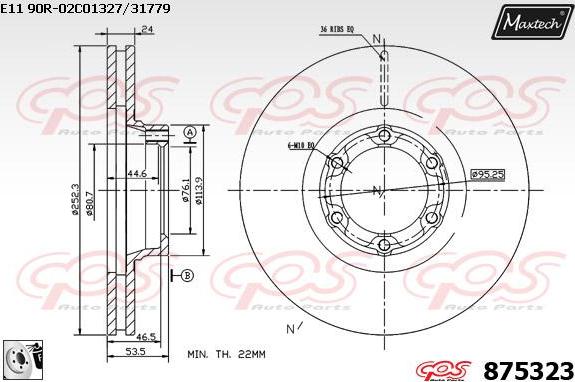 Maxtech 6272503 - kočione čeljusti www.molydon.hr