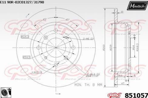 FTE BSF 4828 - Kočioni disk www.molydon.hr