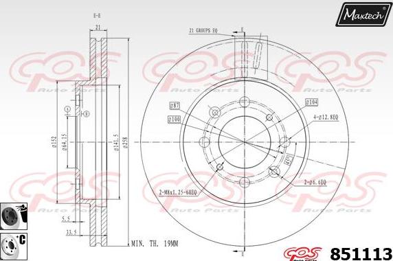 Maxtech 851006 - Kočioni disk www.molydon.hr