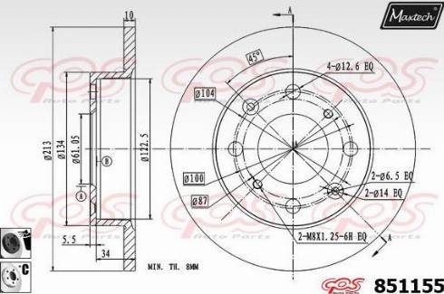 Japko 60415 - Kočioni disk www.molydon.hr