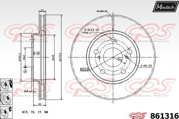 Maxtech 851137 - Kočioni disk www.molydon.hr