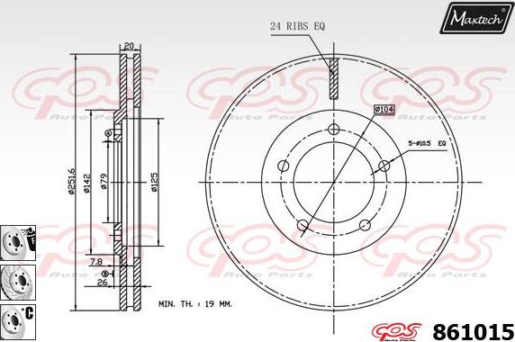 Maxtech 853020 - Kočioni disk www.molydon.hr