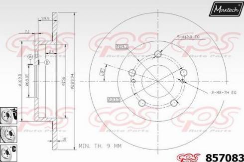 Maxtech 857083.6980 - Kočioni disk www.molydon.hr