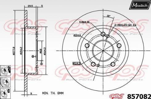 Maxtech 857082.6880 - Kočioni disk www.molydon.hr