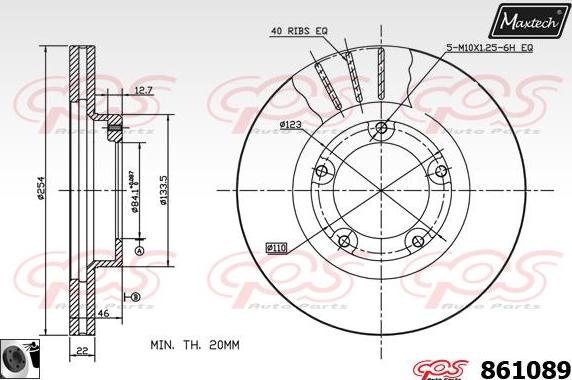 Maxtech 857149 - Kočioni disk www.molydon.hr