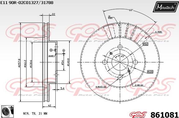 Maxtech 857147 - Kočioni disk www.molydon.hr