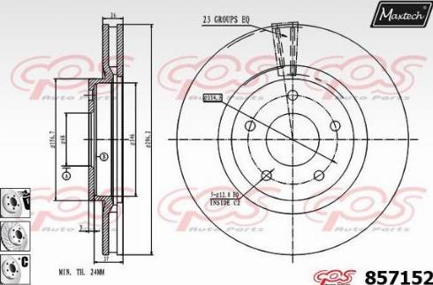 Maxtech 857152.6980 - Kočioni disk www.molydon.hr