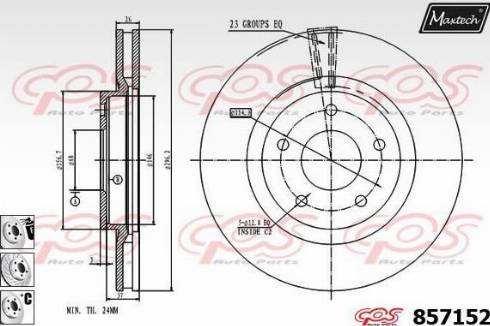 Maxtech 857152.6880 - Kočioni disk www.molydon.hr