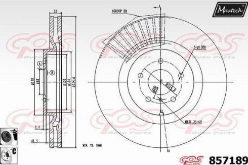 Maxtech 857189.6060 - Kočioni disk www.molydon.hr