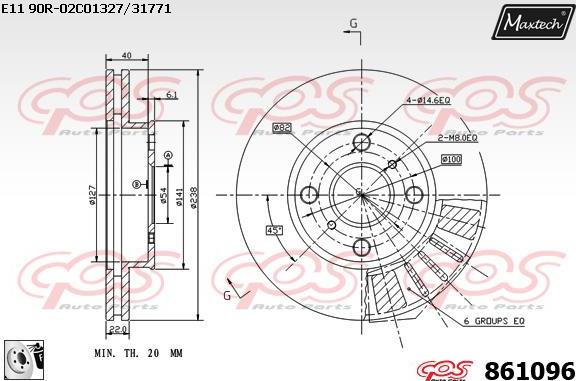 Maxtech 857134 - Kočioni disk www.molydon.hr