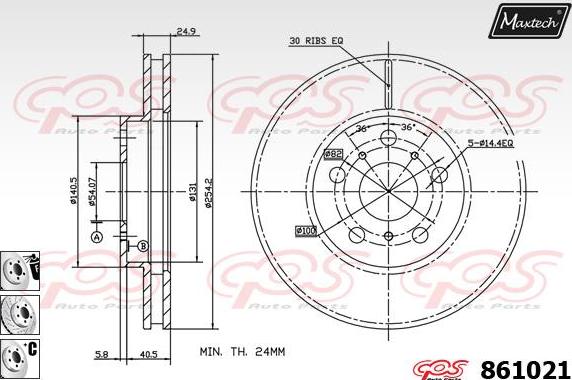 Maxtech 873593 - Kočioni disk www.molydon.hr