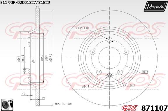 Maxtech 861061 - Kočioni disk www.molydon.hr