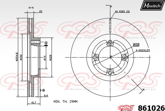 Maxtech 861085 - Kočioni disk www.molydon.hr