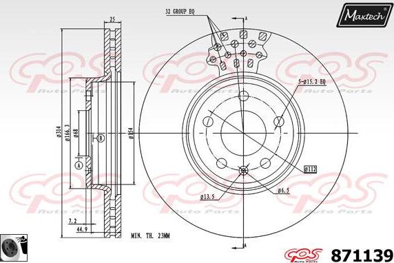 Maxtech 861086 - Kočioni disk www.molydon.hr