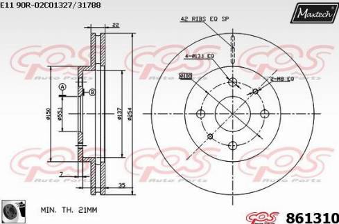 Stellox 6020-1836K-SX - Kočioni disk www.molydon.hr