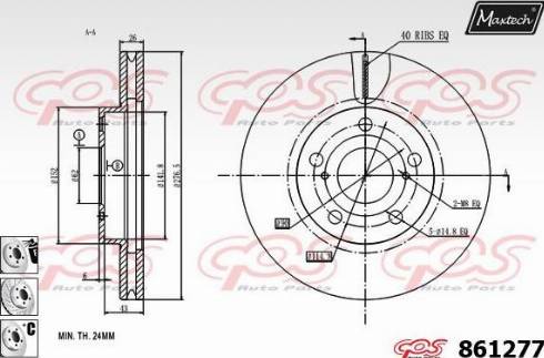 Maxtech 861277.6880 - Kočioni disk www.molydon.hr