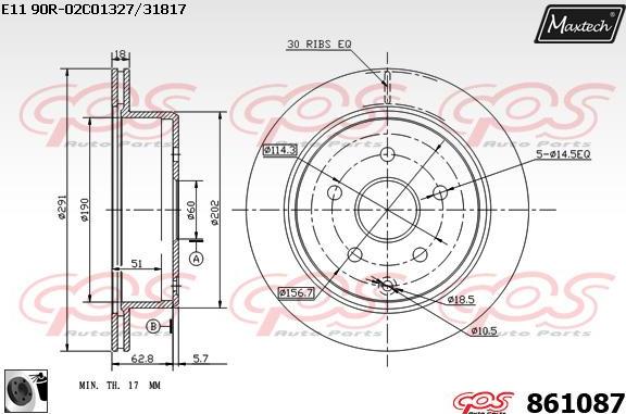 Maxtech 862026 - Bubanj kočnica www.molydon.hr