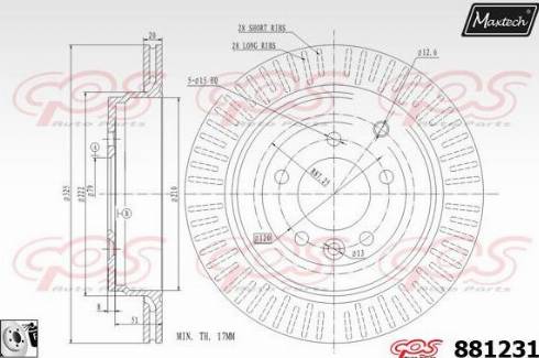 Maxtech 881231.0080 - Kočioni disk www.molydon.hr