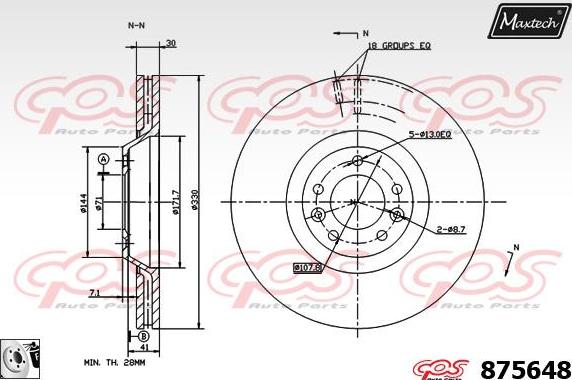 Maxtech 828011 - Bubanj kočnica www.molydon.hr