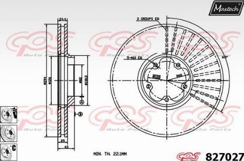 Maxtech 827027.6880 - Kočioni disk www.molydon.hr