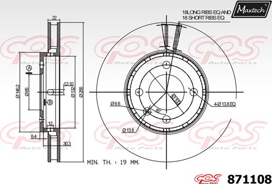 Maxtech 875641 - Kočioni disk www.molydon.hr