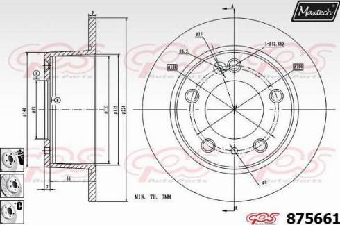 Maxtech 875661.6880 - Kočioni disk www.molydon.hr