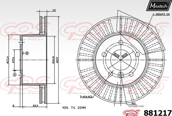 Maxtech 875603 - Kočioni disk www.molydon.hr