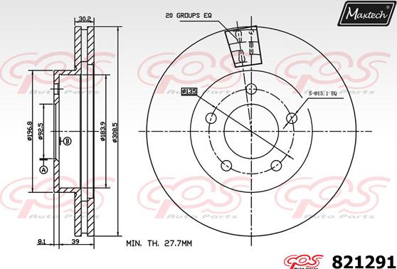 Maxtech 876608 - Bubanj kočnica www.molydon.hr