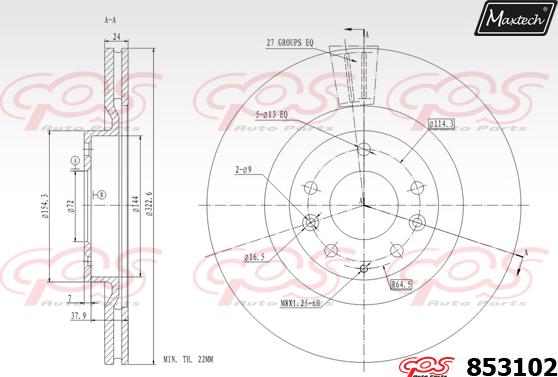 Maxtech 876305 - Bubanj kočnica www.molydon.hr