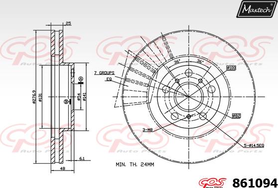 Maxtech 871082 - Kočioni disk www.molydon.hr