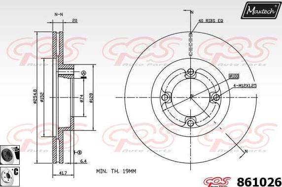 Maxtech 871076 - Kočioni disk www.molydon.hr