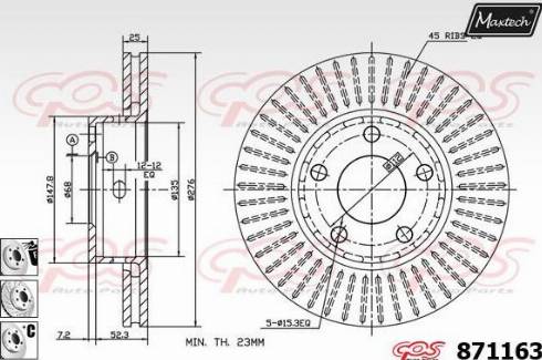 Delphi BG3207 - Kočioni disk www.molydon.hr