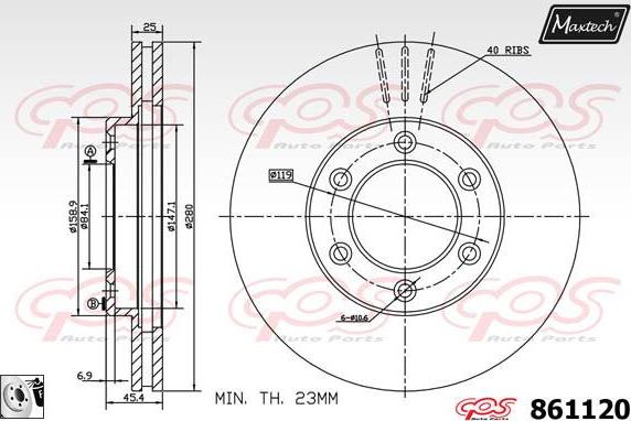 Maxtech 878207 - Bubanj kočnica www.molydon.hr