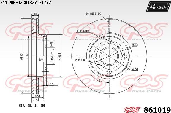 Maxtech 872506 - Bubanj kočnica www.molydon.hr