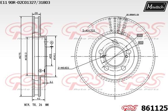 Maxtech 872510 - Bubanj kočnica www.molydon.hr