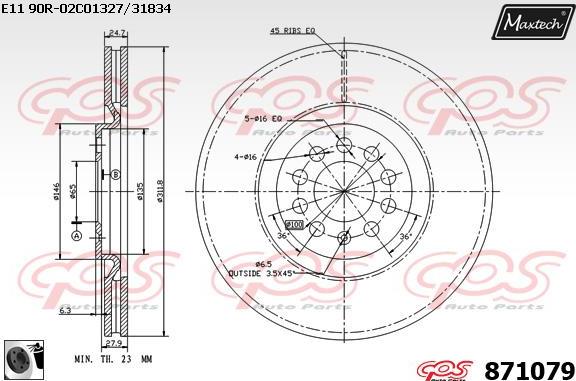 Maxtech 70160068 - Komplet Čahura zavođenje, kočione čeljusti www.molydon.hr